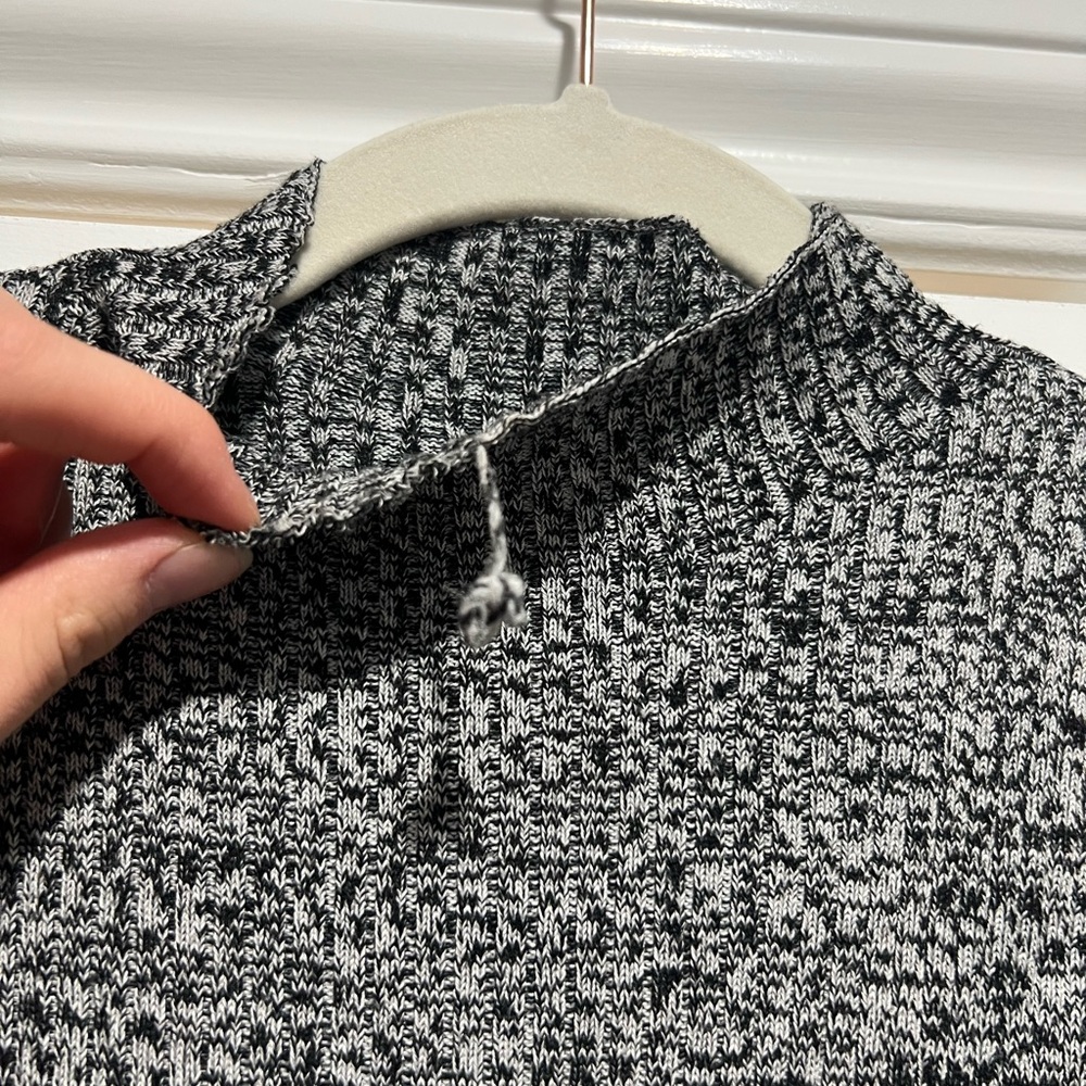 Long Gray Knit Dress - Picture 3 of 3